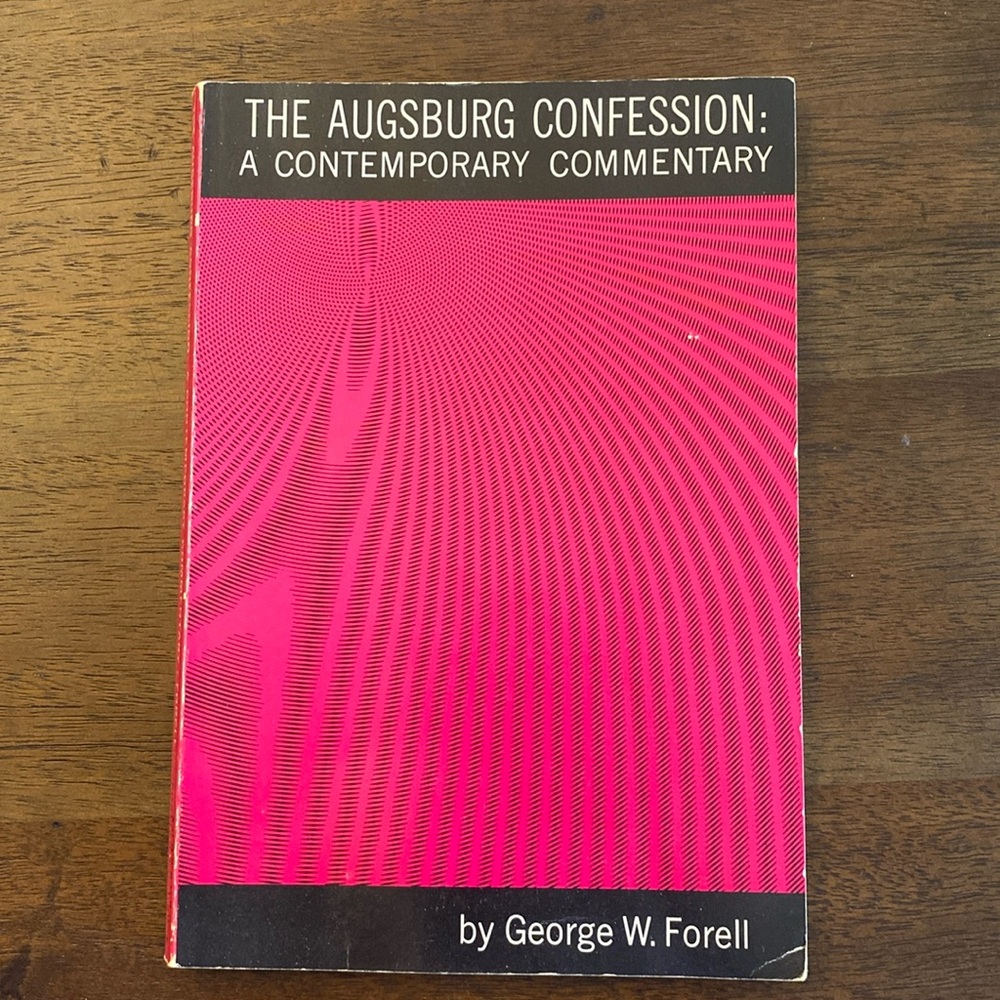 The Ausberg Confession: A Contemporary Commentary, Vintage (1968)